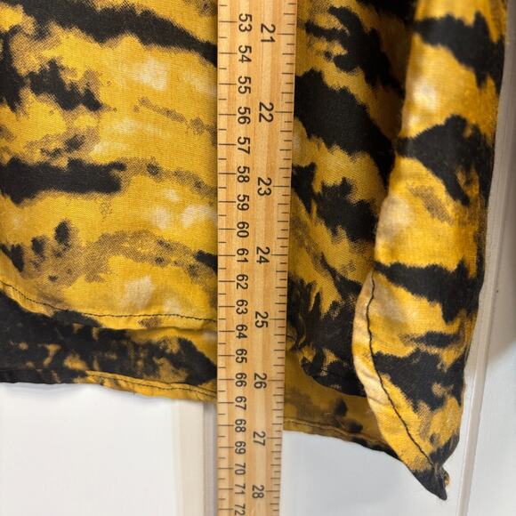 Nu Denmark Women's Abstract Tie Dye Boho Indie Henley Top Size S Free-Spirited - Picture 5 of 9